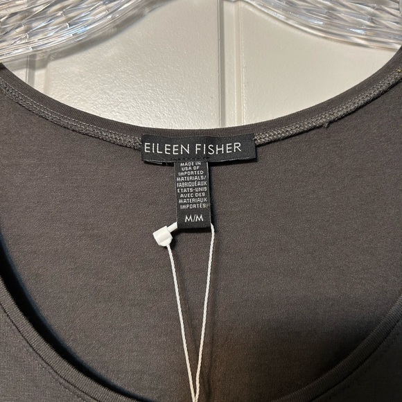 NWT Eileen Fisher Women's gray viscose Tunic Top - Picture 6 of 8